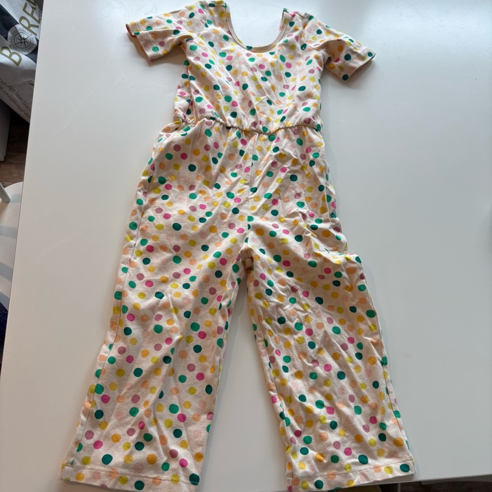 Alice and Ames Colorful Polka Dot Kids Jumpsuit